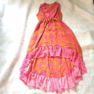 Bright & Fun Tropical Beach Dress - S